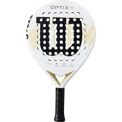 WILSON Optix V2 Lite Padel-Schläger, Weiß WILSON Optix V2 Lite Padel-Schläger, Weiß