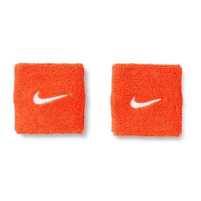 NIKE Swoosh Classic Wristbands 2er Pack Schweißbänder Tennis Fitness Running Handgelenkbänder Sport, Team Orange/White, One Size NIKE Swoosh Classic Wristbands 2er Pack Schweißbänder Tennis Fitness Running Handgelenkbänder Sport, Team Orange/White, One Size