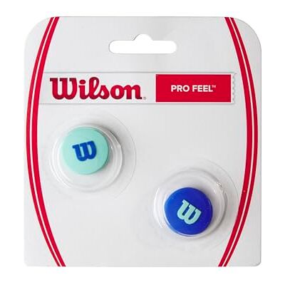 WILSON Ultra Pro Feel Dämpfer 2er-Pack, Minimierte Aufprallstärke, Ausgewogene Vibrationen, Komfortabler Halt, Einfache Anbringung, Stilvolles Design WILSON Ultra Pro Feel Dämpfer 2er-Pack, Minimierte Aufprallstärke, Ausgewogene Vibrationen, Komfortabler Halt, Einfache Anbringung, Stilvolles Design