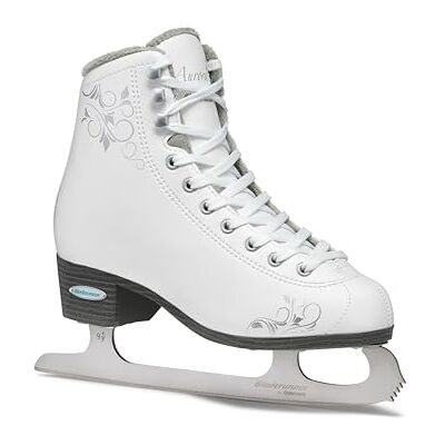 BLADERUNNER BY ROLLERBLADE Bladerunner Aurora W Eiskunstlaufschuh, Damen, Weiss/Silber, 38 BLADERUNNER BY ROLLERBLADE Bladerunner Aurora W Eiskunstlaufschuh, Damen, Weiss/Silber, 38
