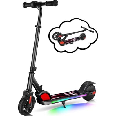 Caroma Elektroroller für Kinder von 6-12 Jahren, 150W Motor 16 km/h, 12km Reichweite E Scooter, Faltbarer E Roller mit Bunte Leuchten & LED-Display, Einstellbare Geschwindigkeit & Höhe Caroma Elektroroller für Kinder von 6-12 Jahren, 150W Motor 16 km/h, 12km Reichweite E Scooter, Faltbarer E Roller mit Bunte Leuchten & LED-Display, Einstellbare Geschwindigkeit & Höhe