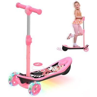 iScooter E Scooter Kinder von 3-12 Jahren,2 in 1 E Roller für Kinder mit 12V 5Ah Batterie und Farblichtereffekt, Elektro Roller mit 5 Zoll Rädern, KinderRoller mit Reichweite bis 10 km,Max 50 kg iScooter E Scooter Kinder von 3-12 Jahren,2 in 1 E Roller für Kinder mit 12V 5Ah Batterie und Farblichtereffekt, Elektro Roller mit 5 Zoll Rädern, KinderRoller mit Reichweite bis 10 km,Max 50 kg