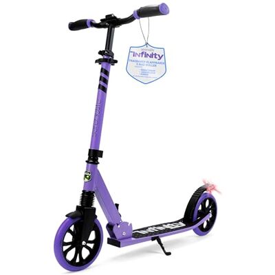 SereneLife Roller, Stabiler Cityroller, Höhenverstellbarer Big Wheel Scooter, Klappbar Inkl. Tragegurt, Ständer und Trittbremse, für Kinder und Erwachsene bis 100kg SereneLife Roller, Stabiler Cityroller, Höhenverstellbarer Big Wheel Scooter, Klappbar Inkl. Tragegurt, Ständer und Trittbremse, für Kinder und Erwachsene bis 100kg