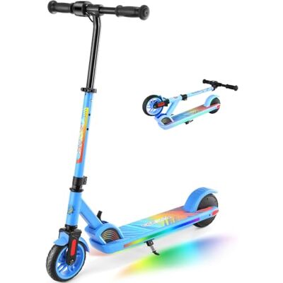 Caroma Elektroroller für Kinder von 6-12 Jahren, 150W Motor 16 km/h, 12km Reichweite E Scooter, Faltbarer E Roller mit Bunte Leuchten & LED-Display, Einstellbare Geschwindigkeit & Höhe Caroma Elektroroller für Kinder von 6-12 Jahren, 150W Motor 16 km/h, 12km Reichweite E Scooter, Faltbarer E Roller mit Bunte Leuchten & LED-Display, Einstellbare Geschwindigkeit & Höhe