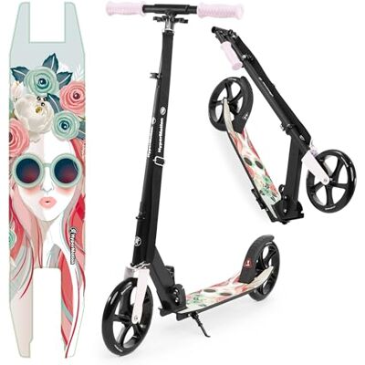HyperMotion Zweirad-Scooter Vibe für Kinder ab 7 Jahren und Jugendliche, maximale Belastung bis 100 kg, Aluminium, faltbar, verstellbare Lenkerhöhe, ABEC-7-Lager, 200-mm-Räder HyperMotion Zweirad-Scooter Vibe für Kinder ab 7 Jahren und Jugendliche, maximale Belastung bis 100 kg, Aluminium, faltbar, verstellbare Lenkerhöhe, ABEC-7-Lager, 200-mm-Räder