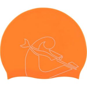 Cressi Eddie Swim Cap Badekappe Unisex, Orange/Weiß, Einheitsgröße Cressi Eddie Swim Cap Badekappe Unisex, Orange/Weiß, Einheitsgröße