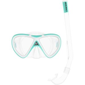 Cressi Mini Peg & Mini Island Aqua Green/White Kinder Schnorchel Kombi Set 2/5 Jahre Maske Mini Peg und Schnorchel Mini Island, Wassergrün/Weiß Cressi Mini Peg & Mini Island Aqua Green/White Kinder Schnorchel Kombi Set 2/5 Jahre Maske Mini Peg und Schnorchel Mini Island, Wassergrün/Weiß