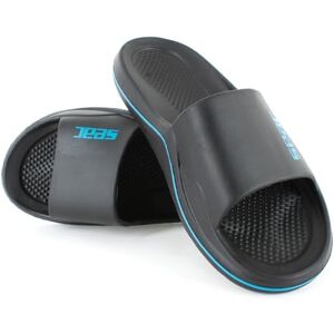 SEAC Caya, Gummislipper für Strand und Pool, schwarz/blau, 39 SEAC Caya, Gummislipper für Strand und Pool, schwarz/blau, 39