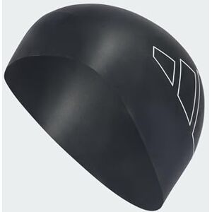 Adidas Unisex Logo Swim Swim Cap, Black/White, One Size Adidas Unisex Logo Swim Swim Cap, Black/White, One Size