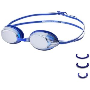 Amazon Basics Unisex-Erwachsenen-Schwimmbrille, Einheitsgröße, Verspiegelt-Blau Amazon Basics Unisex-Erwachsenen-Schwimmbrille, Einheitsgröße, Verspiegelt-Blau