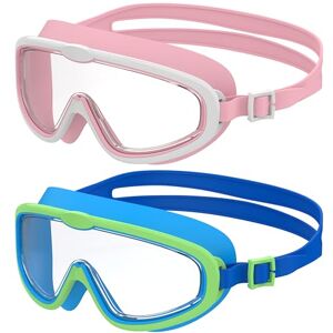 Seaflar 2 Pcs Kinder Schwimmbrille mit Großrahmen, Klare Sicht Anti-Beschlag Taucherbrille, UV-Schutz, Schnellverstellung, Silikon-Dichtring, Unisex Schwimmbrille für Kinder & Jugendliche von 3-14 Seaflar 2 Pcs Kinder Schwimmbrille mit Großrahmen, Klare Sicht Anti-Beschlag Taucherbrille, UV-Schutz, Schnellverstellung, Silikon-Dichtring, Unisex Schwimmbrille für Kinder & Jugendliche von 3-14