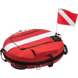Cressi Freediving Buoy Unisex Aufblasbare Markierungsboje für Apnoe und Tauchen, Schwimmen, Wasseraktivitäten, hohe Sichtbarkeit, Rot/Weiß, Einheitsgröße Cressi Freediving Buoy Unisex Aufblasbare Markierungsboje für Apnoe und Tauchen, Schwimmen, Wasseraktivitäten, hohe Sichtbarkeit, Rot/Weiß, Einheitsgröße