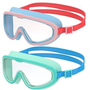Seaflar 2 Pcs Kinder Schwimmbrille mit Großrahmen, Klare Sicht Anti-Beschlag Taucherbrille, UV-Schutz, Schnellverstellung, Silikon-Dichtring, Unisex Schwimmbrille für Kinder & Jugendliche von 3-14 Seaflar 2 Pcs Kinder Schwimmbrille mit Großrahmen, Klare Sicht Anti-Beschlag Taucherbrille, UV-Schutz, Schnellverstellung, Silikon-Dichtring, Unisex Schwimmbrille für Kinder & Jugendliche von 3-14
