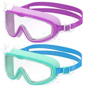 Seaflar 2 Pcs Kinder Schwimmbrille mit Großrahmen, Klare Sicht Anti-Beschlag Taucherbrille, UV-Schutz, Schnellverstellung, Silikon-Dichtring, Unisex Schwimmbrille für Kinder & Jugendliche von 3-14 Seaflar 2 Pcs Kinder Schwimmbrille mit Großrahmen, Klare Sicht Anti-Beschlag Taucherbrille, UV-Schutz, Schnellverstellung, Silikon-Dichtring, Unisex Schwimmbrille für Kinder & Jugendliche von 3-14