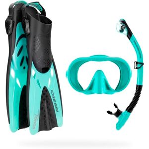 Cressi Musa Explorer Set Snorkeling Sets, Aqua Grün, S/M Cressi Musa Explorer Set Snorkeling Sets, Aqua Grün, S/M