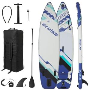 Amazon Basics Stand Up Paddleboard mit komplettem Zubehörset, 335 cm x 84 cm, Blau Amazon Basics Stand Up Paddleboard mit komplettem Zubehörset, 335 cm x 84 cm, Blau