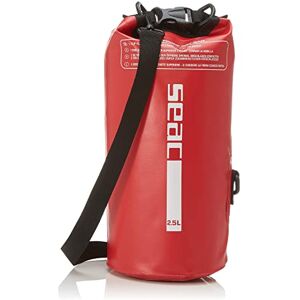 SEAC Dry Bag, Wasserdichte Tasche Ideal für Tauchen, Bootfahren und Reisen, 2,5 lt, rot SEAC Dry Bag, Wasserdichte Tasche Ideal für Tauchen, Bootfahren und Reisen, 2,5 lt, rot