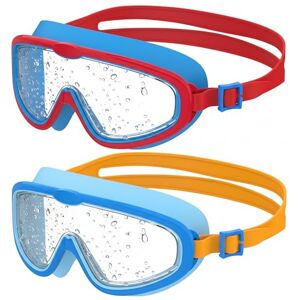 Seaflar 2 Pcs Kinder Schwimmbrille mit Großrahmen, Klare Sicht Anti-Beschlag Taucherbrille, UV-Schutz, Schnellverstellung, Silikon-Dichtring, Unisex Schwimmbrille für Kinder & Jugendliche von 3-14 Seaflar 2 Pcs Kinder Schwimmbrille mit Großrahmen, Klare Sicht Anti-Beschlag Taucherbrille, UV-Schutz, Schnellverstellung, Silikon-Dichtring, Unisex Schwimmbrille für Kinder & Jugendliche von 3-14
