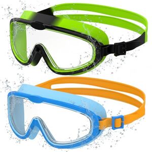 Seaflar 2 Pcs Kinder Schwimmbrille mit Großrahmen, Klare Sicht Anti-Beschlag Taucherbrille, UV-Schutz, Schnellverstellung, Silikon-Dichtring, Unisex Schwimmbrille für Kinder & Jugendliche von 3-14 Seaflar 2 Pcs Kinder Schwimmbrille mit Großrahmen, Klare Sicht Anti-Beschlag Taucherbrille, UV-Schutz, Schnellverstellung, Silikon-Dichtring, Unisex Schwimmbrille für Kinder & Jugendliche von 3-14