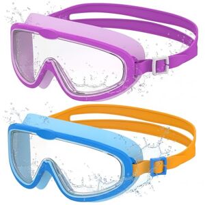 Seaflar 2 Pcs Kinder Schwimmbrille mit Großrahmen, Klare Sicht Anti-Beschlag Taucherbrille, UV-Schutz, Schnellverstellung, Silikon-Dichtring, Unisex Schwimmbrille für Kinder & Jugendliche von 3-14 Seaflar 2 Pcs Kinder Schwimmbrille mit Großrahmen, Klare Sicht Anti-Beschlag Taucherbrille, UV-Schutz, Schnellverstellung, Silikon-Dichtring, Unisex Schwimmbrille für Kinder & Jugendliche von 3-14