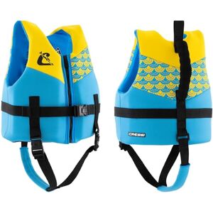 Cressi Froggy Neoprene Swim Vest Schwimmweste für Kinder Ausgestattet mit Zwei Griffen – Schwimmwesten als Schwimmhilfe & für das Gleichgewicht im Wasser- Hellblau/Gelb S: 2/3 Jahre Cressi Froggy Neoprene Swim Vest Schwimmweste für Kinder Ausgestattet mit Zwei Griffen – Schwimmwesten als Schwimmhilfe & für das Gleichgewicht im Wasser- Hellblau/Gelb S: 2/3 Jahre