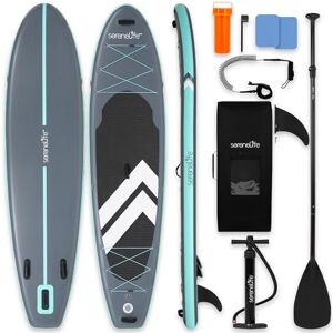 SereneLife Stand Up Paddling Board Aufblasbar, SUP 84cm bis 160kg für Erwachsene – Standup Paddle Board Set mit Paddel, Pumpe, Rucksack SereneLife Stand Up Paddling Board Aufblasbar, SUP 84cm bis 160kg für Erwachsene – Standup Paddle Board Set mit Paddel, Pumpe, Rucksack