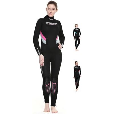 Cressi Castoro Lady MONOPIECE Wetsuit Black/PINK 5mm XL/5 Cressi Castoro Lady MONOPIECE Wetsuit Black/PINK 5mm XL/5