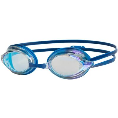 Zoggs Racer Titanium Blue Light Blue Mirrored Clear Zoggs Racer Titanium Blue Light Blue Mirrored Clear