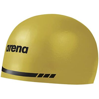 ARENA Unisex-Erwachsene 3D Soft USA Racing Swim Cap Badekappe, gelb, Extra Large ARENA Unisex-Erwachsene 3D Soft USA Racing Swim Cap Badekappe, gelb, Extra Large