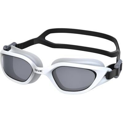SEAC Mood, Schwimmbrille mit kratzfesten und beschlagfreien Polycarbonat-Gläsern, Silikondichtungen SEAC Mood, Schwimmbrille mit kratzfesten und beschlagfreien Polycarbonat-Gläsern, Silikondichtungen