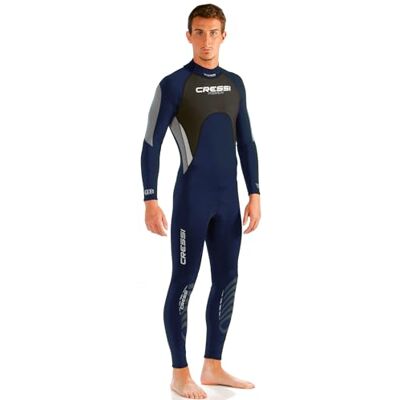 CRESSI Morea Herren Neoprenanzug 3mm Einteiler für Tauchen Schnorcheln Schwimmen Wassersport, Elastisches Material mit anatomischem Schnitt und Frontreißverschluss CRESSI Morea Herren Neoprenanzug 3mm Einteiler für Tauchen Schnorcheln Schwimmen Wassersport, Elastisches Material mit anatomischem Schnitt und Frontreißverschluss