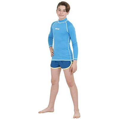 SEAC T-Sun Long Kid, schützendes Rash Guard-Tauchshirt für Kinder zum Schnorcheln und Schwimmen mit Sonnenschutz SEAC T-Sun Long Kid, schützendes Rash Guard-Tauchshirt für Kinder zum Schnorcheln und Schwimmen mit Sonnenschutz