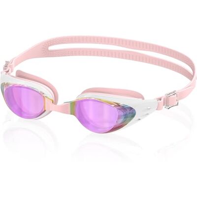 Ambienden Antibeschlag-Schwimmbrille Unisex Schwimmbrille Erwachsene UV-Schutz Wasserdicht Silikondichtungen Selbstjustierender Nasensteg Taucherbrille FüR Herren Und Damen Ambienden Antibeschlag-Schwimmbrille Unisex Schwimmbrille Erwachsene UV-Schutz Wasserdicht Silikondichtungen Selbstjustierender Nasensteg Taucherbrille FüR Herren Und Damen