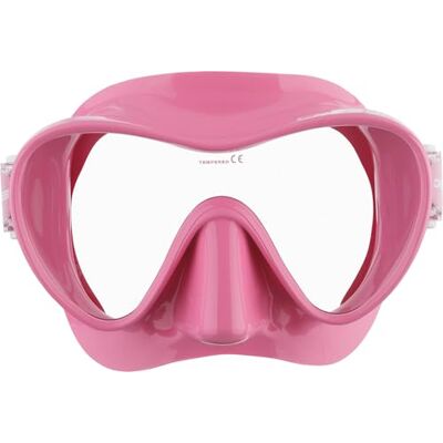 Cressi Rahmenlose Tauchmaske F1 Beschlagfreie Glaslinse, Taucherbrille Ergonomischer Silikonrand, Schnorchelmaske Dry-Schnorchel & Schnorchelset Rosa Maske Cressi Rahmenlose Tauchmaske F1 Beschlagfreie Glaslinse, Taucherbrille Ergonomischer Silikonrand, Schnorchelmaske Dry-Schnorchel & Schnorchelset Rosa Maske