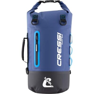 Cressi seit 1946 Ocelot Dry Bag wasserdichte Unisex-Tasche für Strand, Boot und Wassersport, Erhältlich in Klein, Mittel und Groß, Blau/Hellblau 20 L Cressi seit 1946 Ocelot Dry Bag wasserdichte Unisex-Tasche für Strand, Boot und Wassersport, Erhältlich in Klein, Mittel und Groß, Blau/Hellblau 20 L