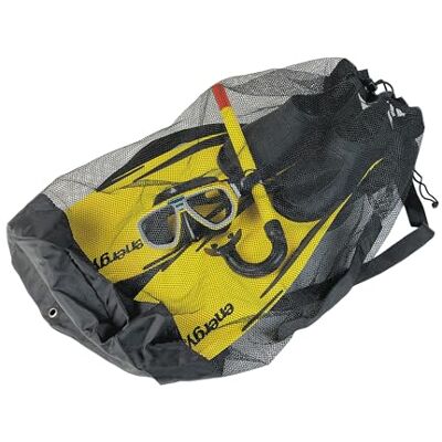 Mares Mesh Bag Taucher‑ und Schnorchel‑Netztasche, Transport‑ und Spültasche für Ausrüstung, kompakt und leicht, Maske Flossen Schnorchel Mares Mesh Bag Taucher‑ und Schnorchel‑Netztasche, Transport‑ und Spültasche für Ausrüstung, kompakt und leicht, Maske Flossen Schnorchel