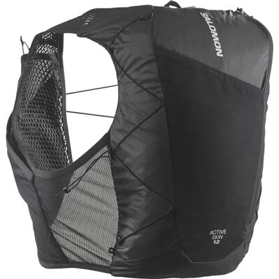 Salomon Active Skin 12 ohne Trinkflaschen, Brusttaschen mit einfacher Flüssigkeitszufuhr, SensiFit Comfort, Ultra Trail-optimierte Aufbewahrung für sichere Ausrüstung Salomon Active Skin 12 ohne Trinkflaschen, Brusttaschen mit einfacher Flüssigkeitszufuhr, SensiFit Comfort, Ultra Trail-optimierte Aufbewahrung für sichere Ausrüstung