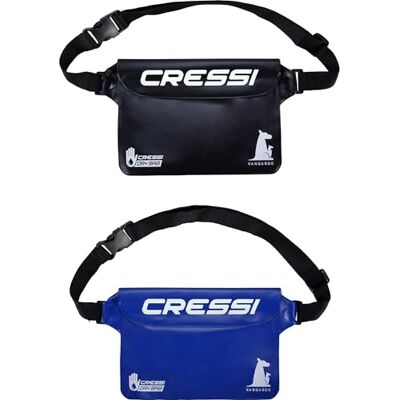 Cressi Kangaroo Dry Pouch Bundle Black + Blue 2 Erwachsene Kangaroo Dry Pouch Wasserdichter Beutel, 1 Schwarz + 1 Blau, Einheitsgröße, Unisex Cressi Kangaroo Dry Pouch Bundle Black + Blue 2 Erwachsene Kangaroo Dry Pouch Wasserdichter Beutel, 1 Schwarz + 1 Blau, Einheitsgröße, Unisex