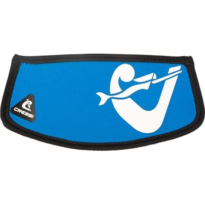 Cressi Simply Neo Mask Strap Cover_Blue/White Neoprenriemenüberzug für Tauchmasken, Blau/Weiß, Einheitsgröße, Unisex Erwachsene Cressi Simply Neo Mask Strap Cover_Blue/White Neoprenriemenüberzug für Tauchmasken, Blau/Weiß, Einheitsgröße, Unisex Erwachsene