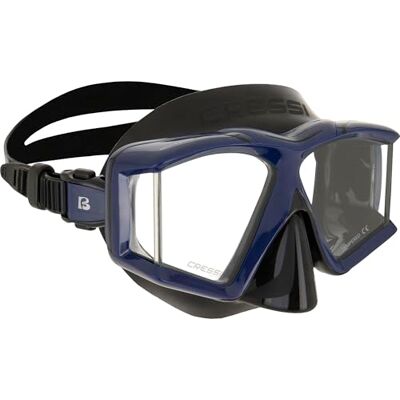Cressi Horizon Mask Black/Blue Unisex Tauch und Schnorchelmaske mit 4 Separaten Temperargläsern für eine Pneingeschränkte Rundumsicht, Schwarz/Blau Cressi Horizon Mask Black/Blue Unisex Tauch und Schnorchelmaske mit 4 Separaten Temperargläsern für eine Pneingeschränkte Rundumsicht, Schwarz/Blau