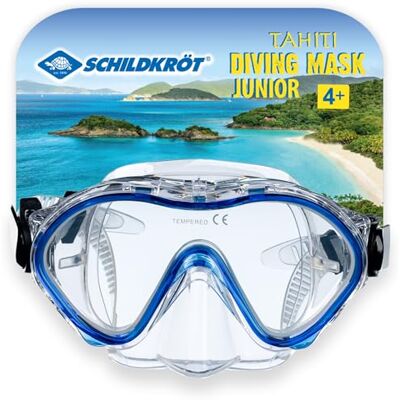 Schildkröt Kinder-Tauchbrille Tahiti, Junior Tauchmaske, Schwimmbrille, hochwertiges Silikon, Sicherheitsglas, verstellbar, für kleine Kinderköpfe, 940042 Schildkröt Kinder-Tauchbrille Tahiti, Junior Tauchmaske, Schwimmbrille, hochwertiges Silikon, Sicherheitsglas, verstellbar, für kleine Kinderköpfe, 940042
