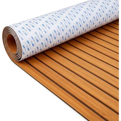 VEVOR Bootsbodenbelag, EVA-Schaum-Bootsdeck 2400 x 1160 x 6 mm, rutschfester selbstklebender Bodenbelag, 27840 cm² großer Marineteppich für Boote, Yachten, Pontons, Kajakdecks VEVOR Bootsbodenbelag, EVA-Schaum-Bootsdeck 2400 x 1160 x 6 mm, rutschfester selbstklebender Bodenbelag, 27840 cm² großer Marineteppich für Boote, Yachten, Pontons, Kajakdecks