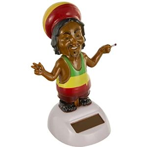 Puckator FF68 Rasta Solar-Figur, Kunststoff, Braun/Schwarz/Rot/Gelb/Grün, 5,5 x 5 x 10 cm Puckator FF68 Rasta Solar-Figur, Kunststoff, Braun/Schwarz/Rot/Gelb/Grün, 5,5 x 5 x 10 cm