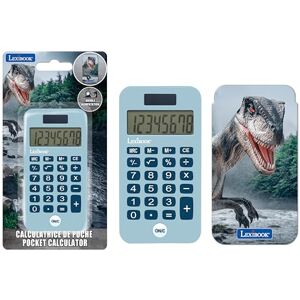 Lexibook , Dinosaurier Taschenrechner mit Schutzhülle, konventionelle und erweiterte Rechnerfunktionen, Batterie- und solarbetrieben, Blau, C45DINO Lexibook , Dinosaurier Taschenrechner mit Schutzhülle, konventionelle und erweiterte Rechnerfunktionen, Batterie- und solarbetrieben, Blau, C45DINO