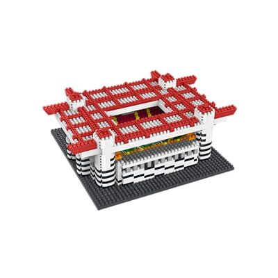 FOCO Offizielles Lizenzprodukt AC Milan San Siro BRXLZ-Steine 3D-Mini-Fußballstadion BAU-Set FOCO Offizielles Lizenzprodukt AC Milan San Siro BRXLZ-Steine 3D-Mini-Fußballstadion BAU-Set