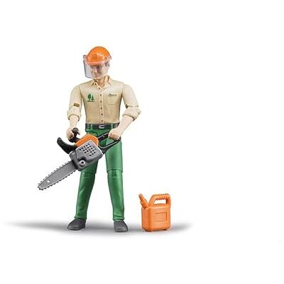 bruder 60030 Forstarbeiter mit Zubehör 1:16 Spielzeugfigur, bworld, Waldarbeiter, Förster, Jäger, Holztransporter, Landwirt, Bauernhof, Mensch bruder 60030 Forstarbeiter mit Zubehör 1:16 Spielzeugfigur, bworld, Waldarbeiter, Förster, Jäger, Holztransporter, Landwirt, Bauernhof, Mensch