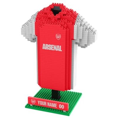 FOCO Offizielles Lizenzprodukt Personalisiertes Fußball-3D-BRXLZ-Schreibtisch-Trikot (Arsenal FC (918-teilig)) FOCO Offizielles Lizenzprodukt Personalisiertes Fußball-3D-BRXLZ-Schreibtisch-Trikot (Arsenal FC (918-teilig))
