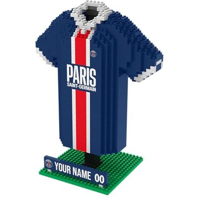 FOCO Offizielles Lizenzprodukt Personalisiertes Fußball-3D-BRXLZ-Schreibtisch-Trikot (Paris Saint Germain FC (911-teilig)) FOCO Offizielles Lizenzprodukt Personalisiertes Fußball-3D-BRXLZ-Schreibtisch-Trikot (Paris Saint Germain FC (911-teilig))