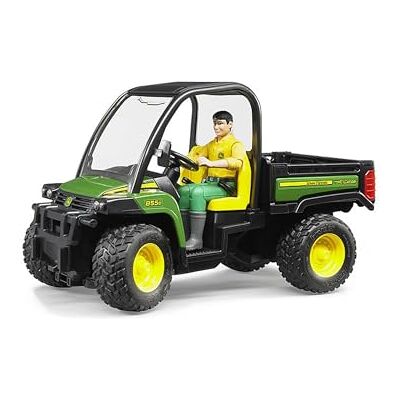 bruder 02490 John Deere Gator XUV 855D mit Fahrer 1:16 Fahrzeuge, Landwirtschaft, Forstwirtschaft, Arbeiter, bworld Figur, Transporter, Jeep, Geländewagen bruder 02490 John Deere Gator XUV 855D mit Fahrer 1:16 Fahrzeuge, Landwirtschaft, Forstwirtschaft, Arbeiter, bworld Figur, Transporter, Jeep, Geländewagen