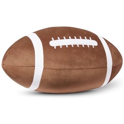 Amazon Basics NFL American Football Plüschtier Kissen, Sport-Style Spielzeug Stofftier für Bett oder Sofa, Kinderzimmer Deko, Braun Amazon Basics NFL American Football Plüschtier Kissen, Sport-Style Spielzeug Stofftier für Bett oder Sofa, Kinderzimmer Deko, Braun